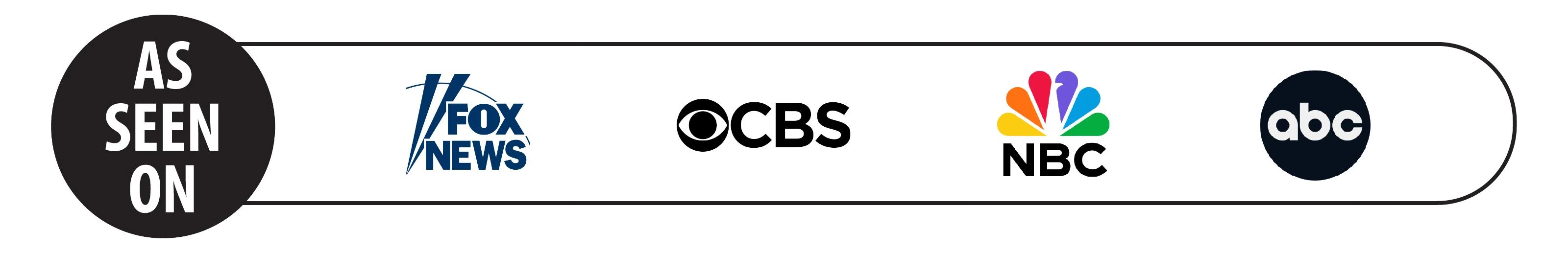 As seen on Fox News, CBS, NBC, ABC