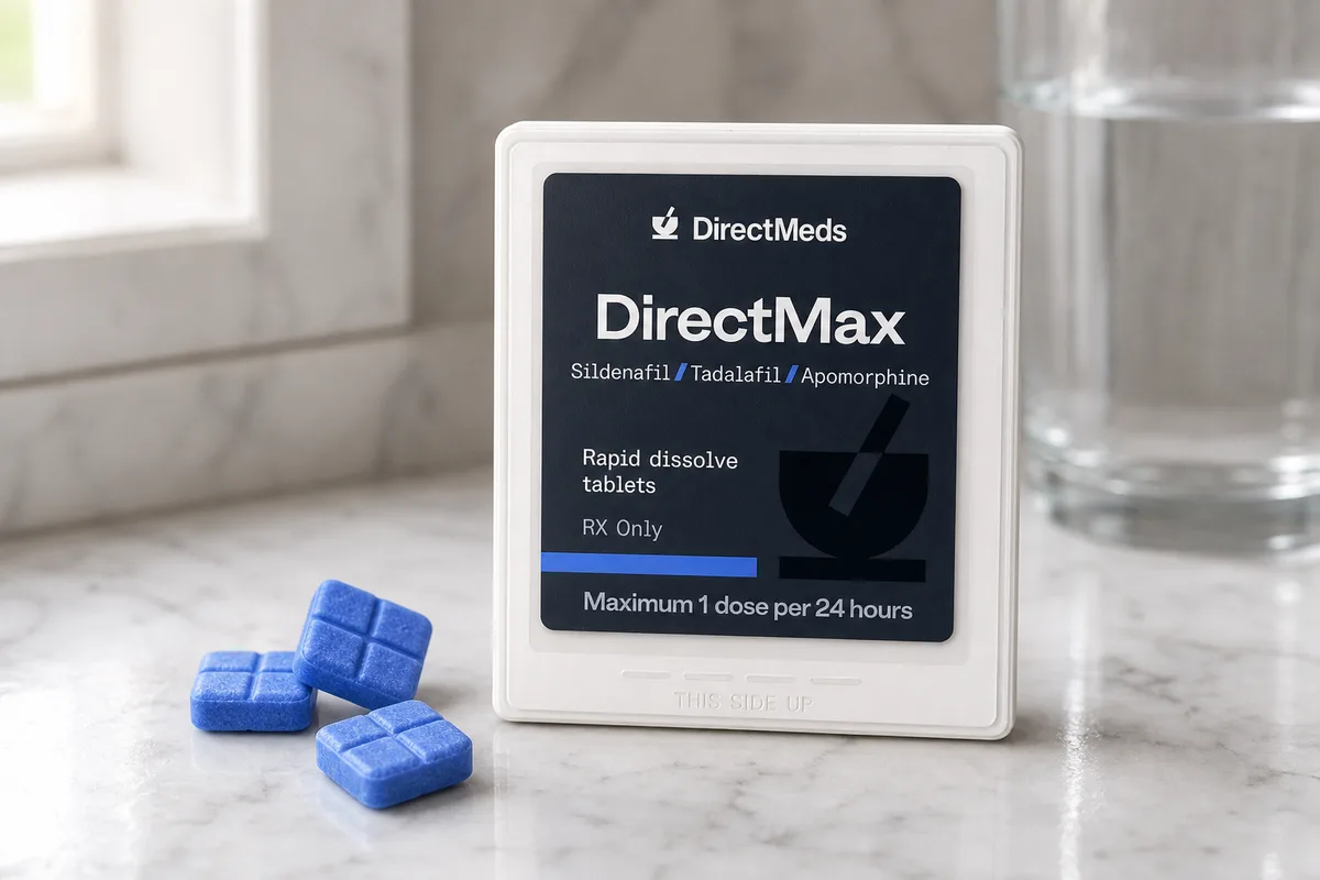 DirectMax rapid-dissolve tablet